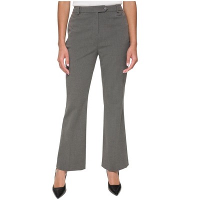 Calvin Klein Womens Pinstripe Casual Trouser Pants