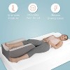 Kolbs Single Leg Elevation Pillow Stylish Chic Jacquard Design | Ankle Knee and Leg Support Pillow for Injury After Surgery (Single Leg) - 4 of 4