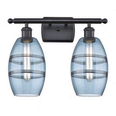 Vaz - 2 Light Bath Vanity In Industrial Style-9.13 Inches Tall and 15.88 Inches Wide