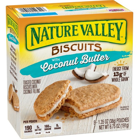 Nature Valley® Coconut Butter Biscuits - 6.75oz : Target