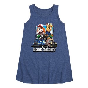 - Paw Patrol - Ten Four Good Buddy Graphic Sleeveless Aline Dress - 1 of 4