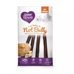 Paw Love Not Bully Peanut Butter Sticks Dog Treats - 4ct