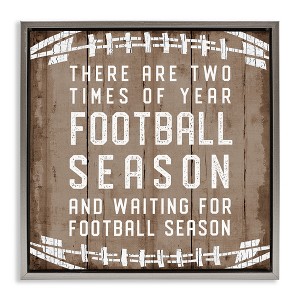 Stupell Industries Time of Year Football Season, 25" x 25" - 1 of 4