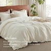 100% Washed Cotton Duvet Cover Minimalist Cotton Duvet Cover for All Seasons GentleSoft™ Plain Simple Bedding Set - 2 of 4