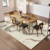 Snake Pattern Washable Rugs for Living Room Soft Low-Pile Foldable Thin Carpet for Bedroom Dining Home Decor - 2 of 4