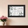 HomeRoots The Crazy is Real Black Framed Print Wall Art - 2 of 3