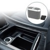 Unique Bargains Car Trash Can Portable Car Door Trash Bin White 1 Pc 6.3" Length 2.8" Width 4.7" Height Plastic - 2 of 4