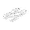 OU Soda Can Organizer for Refrigerator Set of 4, Clear Rolling Can Dispenser for Fridge / Pantry, Soda Can Rack Kitchen Organizers, BPA Free - 2 of 2
