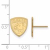 Black Bow Jewelry 14k Yellow Gold Florida Panthers NHL Stud Earrings - 2 of 3