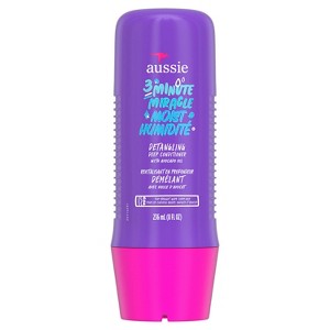 Aussie 3 Minute Miracle Moist Detangling Deep Conditioner Treatment with Avocado Oil, 8 FL OZ, Paraben and Sulfate Free - 1 of 4