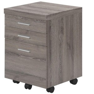 NicBex 3 Drawer Mobile File Cabinet,Office Cabinet with White Metal Handle and Casters,Modern Storage Cabinet,Filing Cabinets for Home Office - 1 of 4
