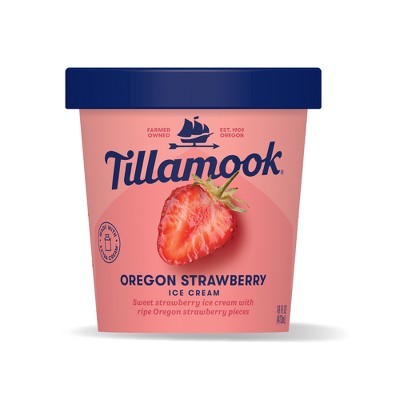 Tillamook Oregon Strawberry Frozen Ice Cream - 16 fl oz