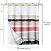 Americanflat 72x75 Hookless Shower Curtain - Abstract Pink Cream Shower Curtain with Sheer Panel, Snap-In Liner, and Grommets - 100% Polyester - 2 of 4