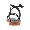Journee Collection Womens Farron Buckle Flat Sandals - 3 of 4