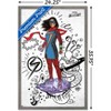 Trends International Marvel Ms. Marvel - Doodles Framed Wall Poster Prints - 3 of 4