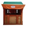 LOVSON Outdoor Wooden 4-in-1 Game House for kids garden playhouse with different games on every surface,Solid wood,61.4"Lx45.98"Wx64.17"H - 4 of 4