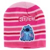 Textiel Trade Girl's One Size Fits Most Disney Stitch Winter Beanie and Gloves Set - 2 of 3