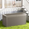 FURNIinspire Deck Boxes, Waterproof Outdoor Storage Box with Handle for Patio Furniture, Garden Tools, All Weather Use, Brown, 67.72"*32.2"*33.66" - 2 of 4
