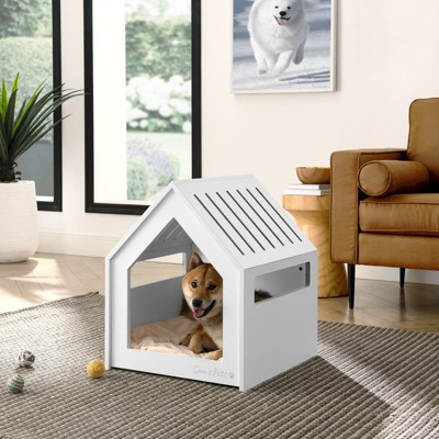 Pets Forest 23" Dog House, 20" H x 20" W x 23.22" D ¨C Compact Manufactured Wood Indoor Pet Shelter