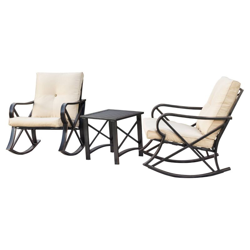 8pc Metal Frame Loveseat Patio Seating Set - Patio Festival
, 5 of 11