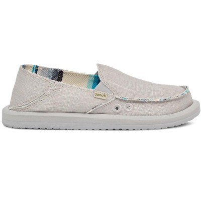 Женские туфли Sanuk Donna Hemp Loafers - Grey, 10 — фото 2