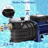 550W Single Speed Pool Pump for In-Ground and Above-Ground Pools, 115V High Flow Water Pump with 2641 GPH, Includes Filter Basket for Family Use - 4 of 4