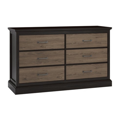 Pinewood Park 6 Drawer Dresser Rustic Oak Room Joy Target