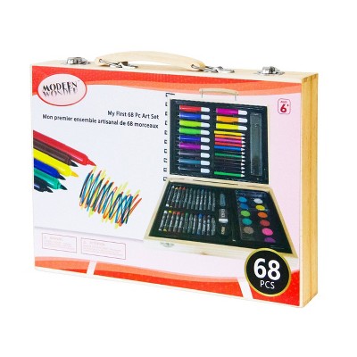 68pc Art Set with Wood Case - Modern Wonder