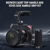 Boersma Top Handle and Side Handle Grip Kit, 1/4" Screws, Cold Shoes, Ergonomic Silicone Handgrip, Compatible with SmallRig Camera Cage Video Rig - 2 of 4