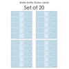 Big Dot of Happiness Dusty Blue Elegantly Simple - Guest Party Favors Water Bottle Sticker Labels - Set of 20 - 3 of 4