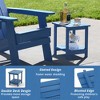 Arceso Outdoor Side Table, 2-Tier HDPS Patio End Table Weather Resistant, Morden Side Table for Patio, Pool, Porch - 4 of 4