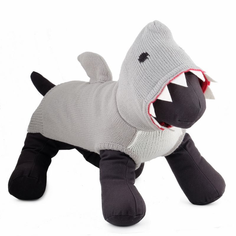 The Worthy Dog Pullover Jimmy the Shark Sweater Hoodie, 2 of 3