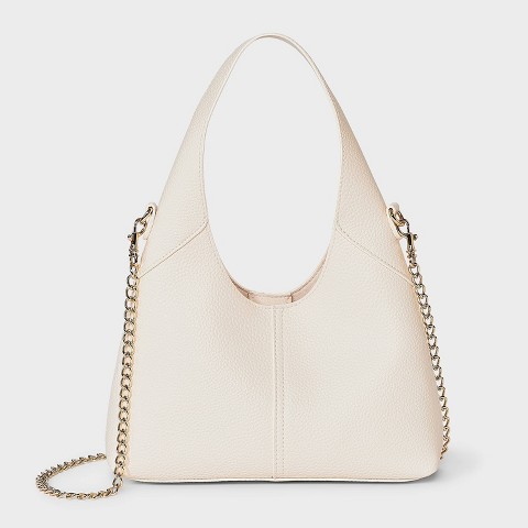 Universal Thread Mini Slouchy Chain Handbag - Universal Thread™ Off-white