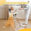 JOYMOR 5 in 1 Convertible Baby High Chair, Highchair for Babies and Toddlers, Easy Clean, Infant Highchair with Removable Tray & 5-Point Harness - 3 of 4