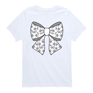 Boys' - Instant Message - Soccer Bow Short Sleeve Graphic T-Shirt - 1 of 4