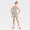 Girls' Sleeveless Striped Romper - Cat & Jack™ - 3 of 3