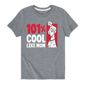 Boys' - 101 Dalmatians - 101 Percent Cool Like Mom Short Sleeve Graphic T-Shirt - 1 of 4