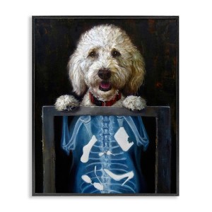 Stupell Industries Funny Dog X-Ray Snacks Framed Giclee Art - 1 of 4