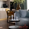 Mela Artisans Willow Handcrafted Matte White Candleholder Set of 3 - 4 of 4