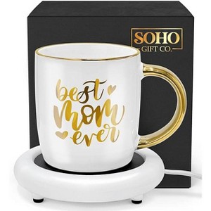 Galvanox SOHO Electric Ceramic 12oz Coffee Mug With Warmer - Best Mom - Makes  Great Gift - 1 of 4