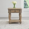 Liberty Furniture,Magnolia Manor End Table in Weathered Bisque - 3 of 4
