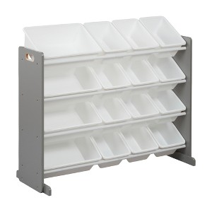 ECR4Kids 4-Tier Organizer with 16 Bins, Toy Storage - 1 of 4