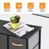 Pellebant Home Extra Wide Closet Dresser Storage Tower Organizer Unit 9 Drawers Dresser for Bedroom Clothes with Steel Frame Wood Top - 3 of 4