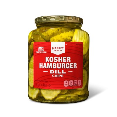 Hamburger Dill Round Cut Chips - 32oz - Market Pantry™