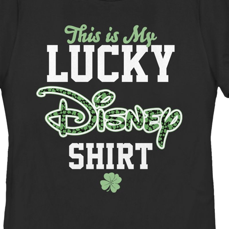 Women's Disney St. Patrick's Day This is my Lucky Disney Shirt T-Shirt, 2 of 5