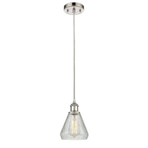 Conesus - 1 Light Cord Hung Mini Pendant In Industrial Style-10 Inches Tall and 6 Inches Wide - 1 of 1