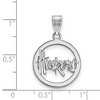 Black Bow Jewelry Sterling Silver Nebraska Cornhuskers NCAA Small Pendant - 2 of 3