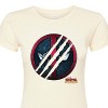 Women's - Marvel - Deadpool & Wolverine Scratch Logo Fitted Graphic T-Shirt - 2 of 3