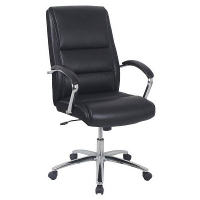 Bonded Leather Executive Chair Onyx - Global Furniture