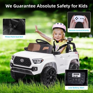 Kids Ride On Truck, 12V Battery Powered Electric Car with Remote Control, 2-Speed Ride On Toy Car with Headlights and Music,for Kids 3-6 - 1 of 4